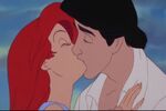 Eric and Ariel's first kiss