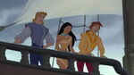 John Smith, Pocahontas, and John Rolfe