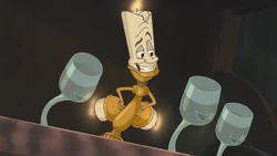 Lumiere in Beauty and the Beast: The Enchanted Christmas.