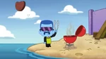 Chibiverse - 3x01A - Grown Ups Island 47.png (434 KB) Vasquez tosses a steak to Vision Tiger.