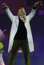 El Dr. Doofenshmirtz en Phineas and Ferb Live.