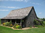 Recreation of Walt's Barn at the Walt Disney Arboretum at the Disney Family Farm.