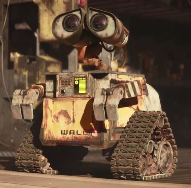 LEGO Wall-E robot model from Disney Pixar movie holding small