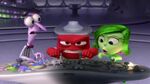Disgust, Fear, and Anger try to stop the console from turning completely black