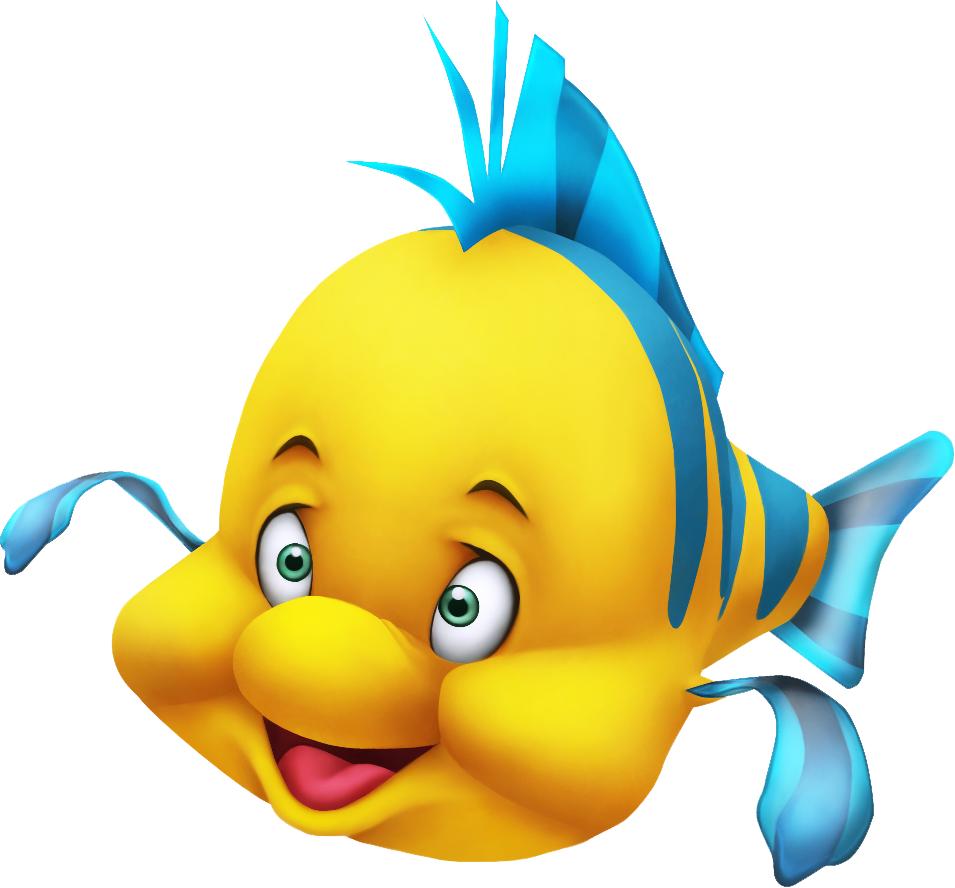 disney flounder clipart