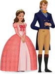 King Roland with his wife Miranda