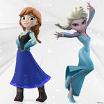 Anna and Elsa Disney Infinity Poster