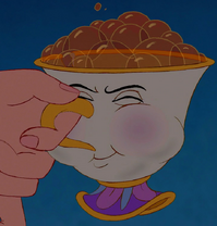 Chip hace burbujas.