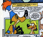 Fred in the "Once Upon a Timon" comic adaptation