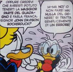 Grandma Duck calling Rockerduck by his full name.