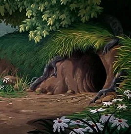 MadrigueraConejoBlanco