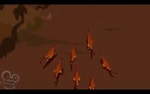 A herd of Orinthomimus in Pellucidar