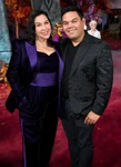 Robert and Kristen Lopez at premiere of Frozen II in November 2019.