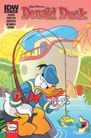 Donald's Boat graces the Toontown variant cover to Donald Duck #7 [374]