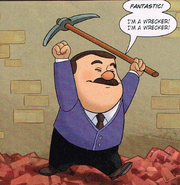 Gene as he appears in the tie-in comic "Wrecking Party".