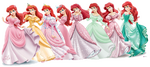 Ariel's Dress Evolution