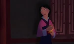Mulan concerned for her father.