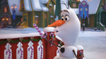 Olaf learns about candy canes