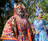 Aditya and Aseema image from the Disney Parks Blog