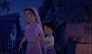 Shanti and her Mother