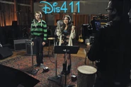 Rowan Blanchard with Dylan Riley Snyder at the Disney 411.