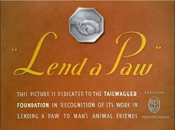 Lend a Paw title card