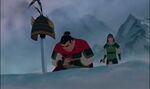 Shang mourning over his father's death