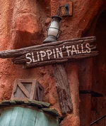 Slippin' Falls sign