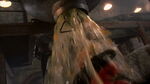 Cruella getting dumped on with eggs