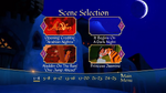 Scene Selection menu (page 1)