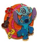 Disneyland Paris pin of Swirly hypnotizing Stitch