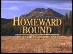 Homeward Bound: The Incredible Journey VHS Preview