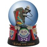 A waterglobe featuring the trio and Jack and Sally.