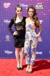Laura Marano and her sister, Vanessa attending the 2016 Radio Disney Music Awards.