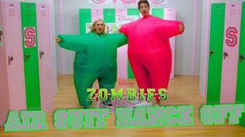 Air Suit Dance Off Challenge 💃🏽 ZOMBIES Disney Channel