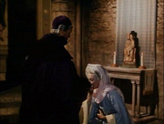 Queen Eleanor welcoming the Archbishop