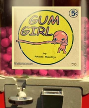 Gum Girl gumball machine