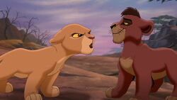 the lion king kovu and kiaras cubs