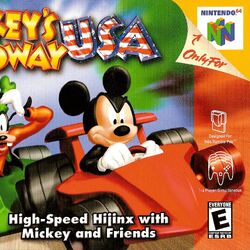 Video game with goofy and donald duck top