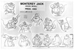 Monty modelsheet