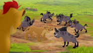 Janja's and his clan surround Nala