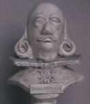 William Shakespeare's bust in The Muppet Christmas Carol.