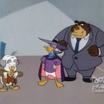 Grizzlikof with Darkwing and J. Gander Hooter