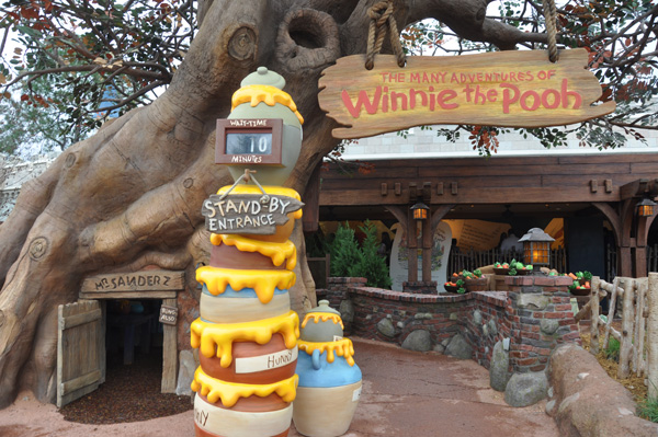 the many adventures of winnie the pooh disney world