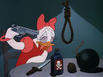 The often censored scene of Daisy attempting various forms of suicide.