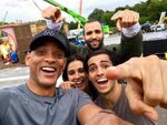 Will Smith, Naomi Scott, Mena Massoud, and Marwan Kenzari