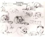 Dumbo model sheet.