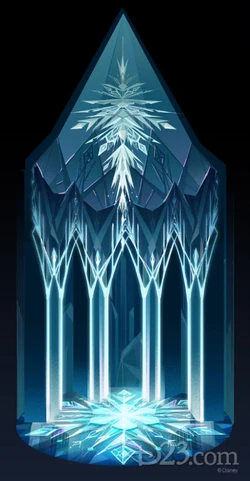 Elsa S Ice Palace Gallery Disney Wiki Fandom