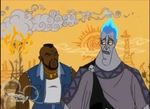 Hades and Mr. T in House of Mouse.