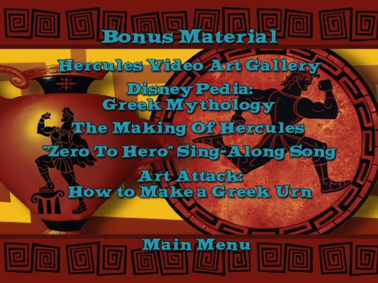 hercules dvd menu hercules dvd menu